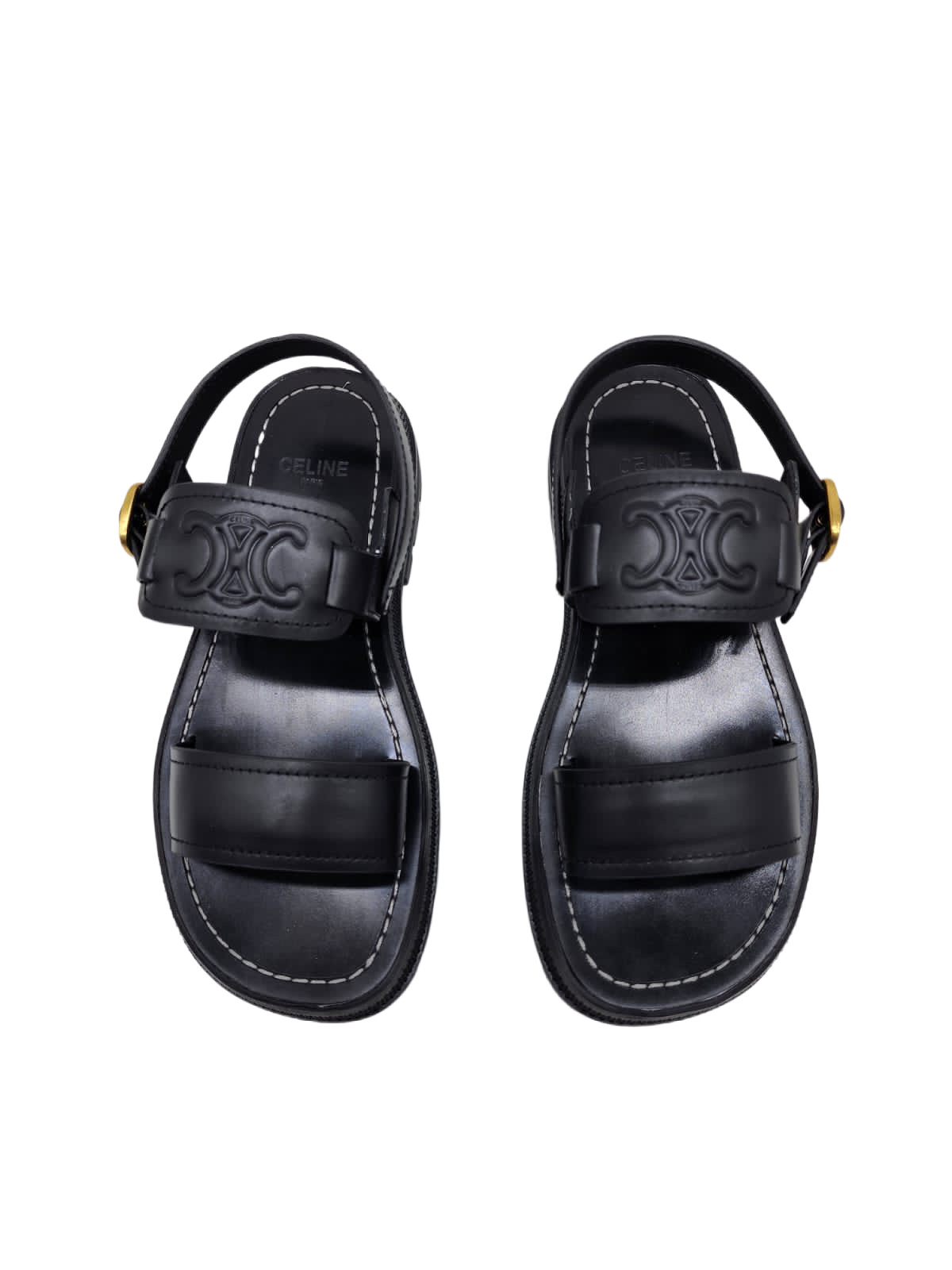 sandali-celine-clea-triomphe-sandal-chernye1_f10321830