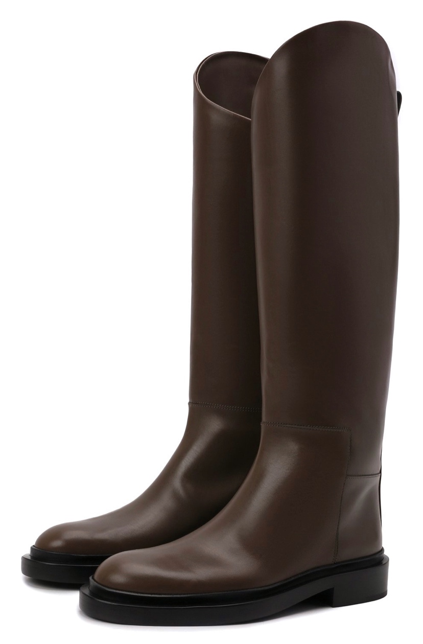 sapogi-jil-sander-temno-korichnevye_f10161750