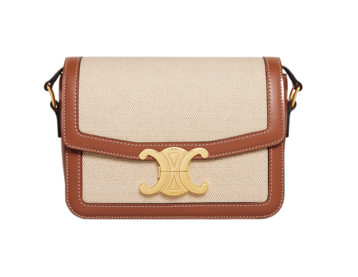 Сумка-Celine-Mini-Classique-Triomphe-Коричнево-бежевая_N10385490-1.jpeg